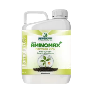 کود مایع آمینو اسید ۷۰٪ (+Aminomax) 5 لیتری شیمی کشاورز.