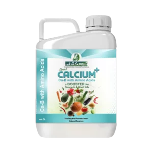 کود مایع کلسیم‌ پلاس (+Calcium) 5 لیتری برند شیمی کشاورز.