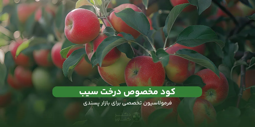 معرفی کود مخصوص درخت سیب با عملکرد و تاثیرات بالا.